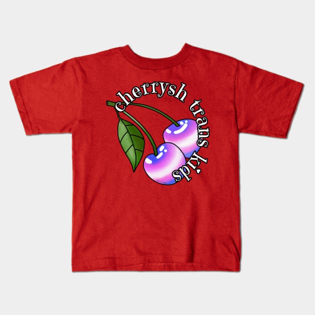 Cherrysh Trans Kids Kids T-Shirt by Art by Veya